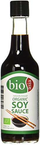 BIOASIA Bio Sojasauce, aus ausgewählten, nicht gentechnisch veränderten Sojabohnen, vegan, halal (12 x 150 ml) Cover