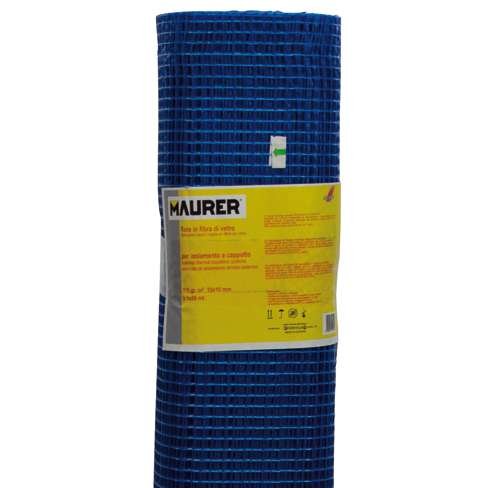 RETE X INTONACO BLU 10X10MM H100CM 50MT MAURER 110GR/MQ D