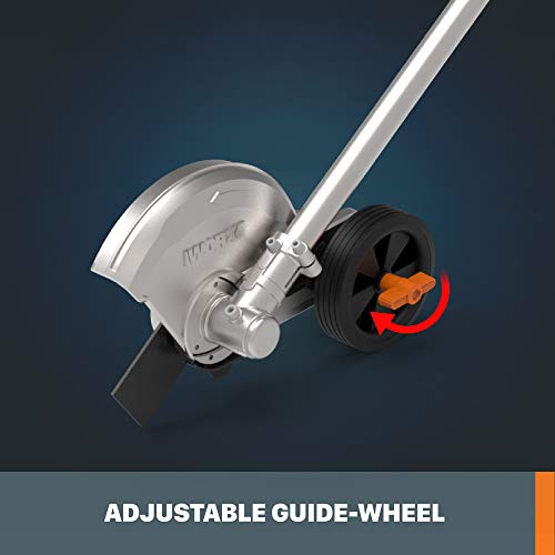 Image of WORX Driveshare 8 inch Lawn Edger Attachment, WA0223 | Compatible with WORX WG186 & Split-Shaft Design Trimmers from Other Brands