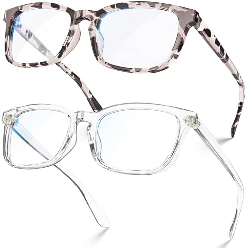 Image of VISOONE Blue Light Blocking Glasses Square with Anti Computer Glare for Gaming Women and Men MONTANA