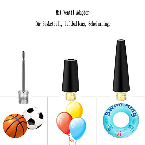 SZSHIMAO Fahrradventil Adapter, Alle AV DV SV Fahrrad Ventiladapter Set, Inflating Needles Sports BallPumpen Nadeln Set für Alle Fahrradpumpe Luftpumpe Ballpumpe Basketball Fußball