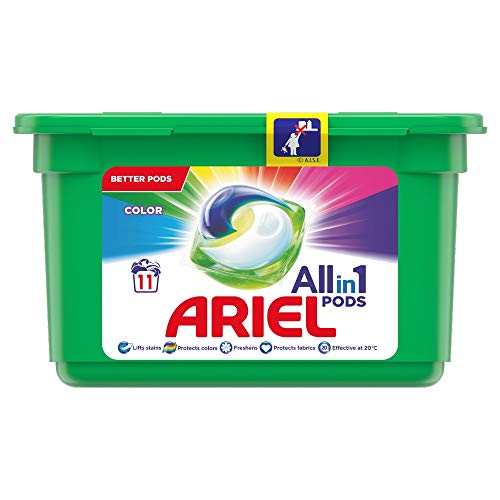Pods ALLIN1 Ariel Color Waschmittel Kapseln 11 Wäschen