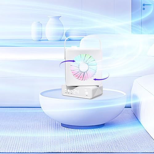 Circulateur d'air compact USB de table avec écran RVB et contrôle tactile - 3