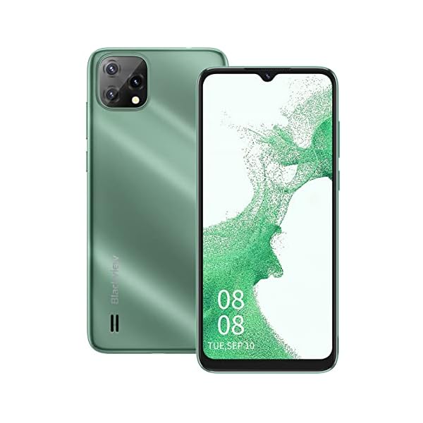 Blackview Cell Phones, A55 Phone, 4G Dual SIM Unlocked Cell Phones, 6.5″ HD+ Screen, 3 SIM Card Slots, 16GB ROM/SD 128GB Expand Android Phone, Android 11 OS Smartphone, 4780mAh/Face ID Cricket Phone