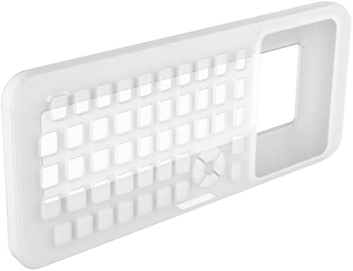 Miniatura 4 de Funda protectora de silicona suave a prueba de arañazos para calculadora Texas Instruments TI-84 Plus CE, color blanco