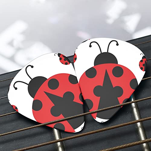 Médiators Guitare 12-Pack Funny Ladybug Guitar Picks Pour Guitare Électrique Guitare Acoustique Diverses Guitares - Les Beatles, Paul McCartney, John Lennon, RIngo Starr, George Harrison Médiators Guitare 12-Pack Funny Ladybug Guitar Picks Pour Guitare Électrique Guitare Acoustique Diverses Guitares – Image 7