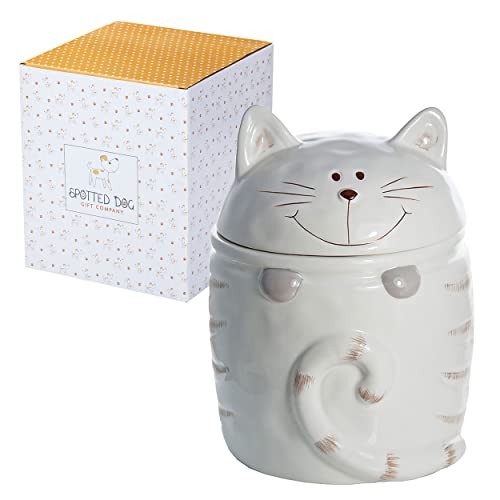 SPOTTED DOG GIFT COMPANY - Barattolo da Cucina a Forma di Gatto - per...