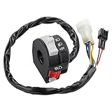 Installation: Dieser Lenkerschalter lässt sich schnell und einfach installieren; einfach mit Schrauben festziehen.