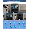 4G+64G Android Car Stereo for Ford Explorer 2005-2010 with Wireless Carplay/Android Auto, 10 Inch IPS Touchscreen Radio with 32EQ DSP/5GHz WiFi/GPS/Mirror Link, AHD Rear View Camera