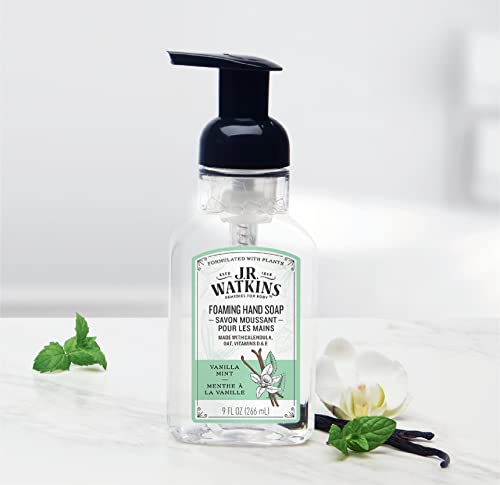 image for J.R. Watkins Foaming Hand Soap Pump with Dispenser, Moisturizing Hand 