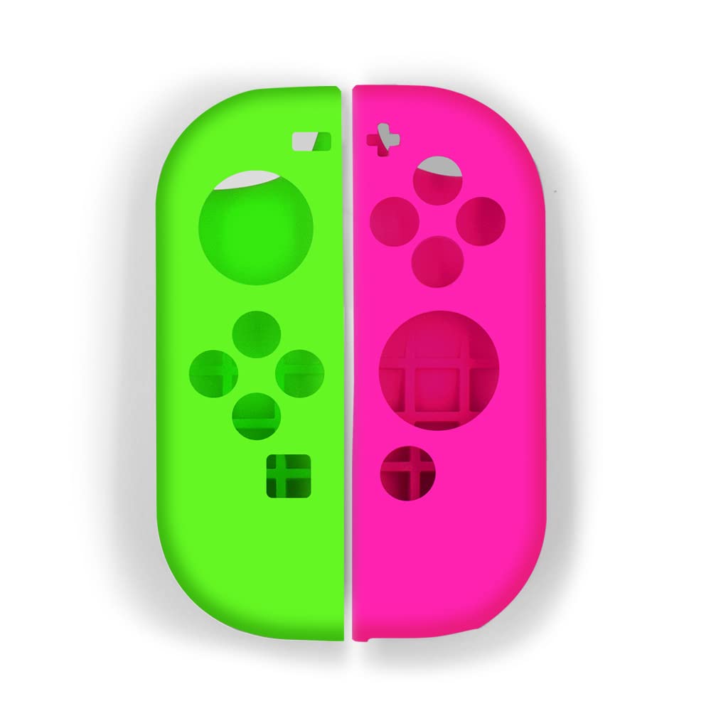 Nintendo Switch 本体 ＋ジョイコン（緑・ピンク）＋ケース Amazon.com: Soft Silicone Case Anti-Slip Shell Cover Replacement