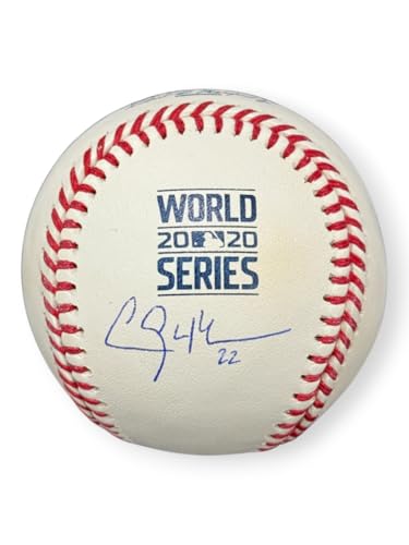 Clayton Kershaw Signed Autographed 2020 World Series Baseball Dodgers BAS