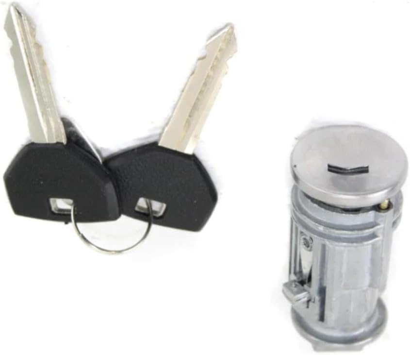 For Jeep Cherokee Ignition Lock Cylinder 1998 99 00 2001 | w/Keys | Chrome | Operable Key | Ignition Switch
