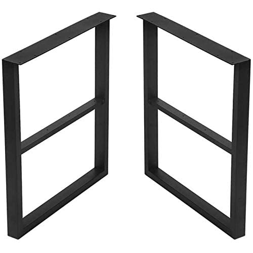 DECORILA Industrial Modern Square Shape Legs Set of 2(Height28, Width