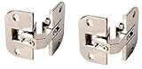 Pie-Cut Corner Hinge (pair of hinges) by Hafele America