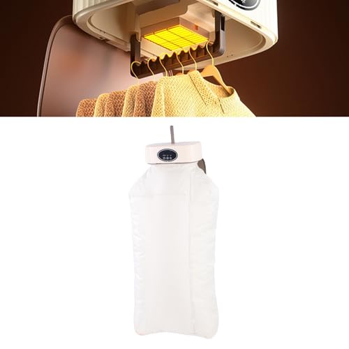 Diydeg Portable Clothes Dryer, Energy Efficient Small Compact Foldable Electric Drying Machine with Custom Drying Modes for Home Dormitory Travel Use