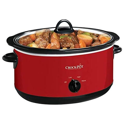 Crock-pot Express Crock Slow Cooker, 8 quart, Red Cover