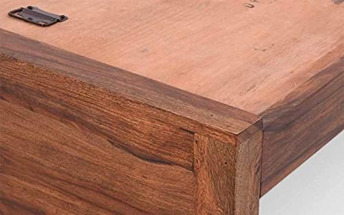 Image of Wudniture Solid Sheesham Wood Single Bed I Sheesham Wood Single Size Bed-Natural Finish