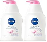 NIVEA Intimo Waschlotion Sensitive (250 ml), Intim Waschgel mit Milchsäure, Kamillenextrakt und...