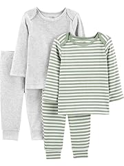 Green Stripe/Grey Heather