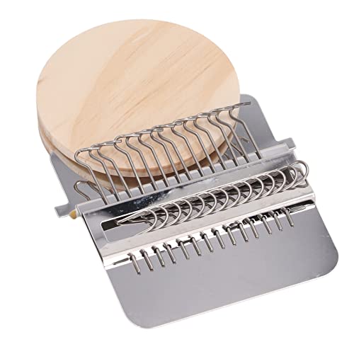 14 Hooks Small Weaving Loom Kit, Darning Loom Speedweve Type Weave Tool for Beginners Quickly Mending Jeans Repair Holes - Image 4