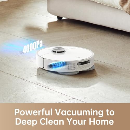 Image of DREAME L10 Prime Robot Vacuum Cleaner with 7mm Mop Lift, Self-Cleaning Mop, LDS Navigation, 4000Pa Suction, 3D Mapping, WiFi /APP /Alexa