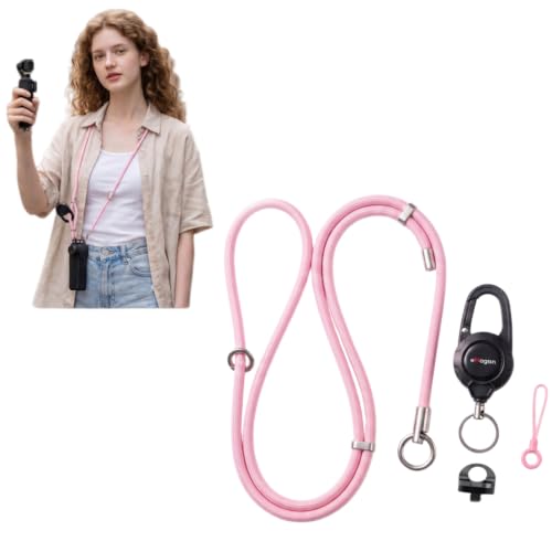Honbobo Insta360 Luna ultra�p �V�����_�[�X�g���b�v ��,DJI Osmo Pocket 4 & Pocket 3 �p �X�g���b�v �A�N�Z�T���[ (�s���N)
