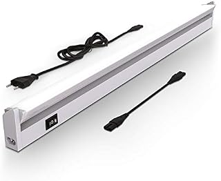 B.K.Licht LED Lampa podszafkowa Obrotowy barek kuchenny Lampa podszafkowa srebrna I 55,7 x 6,1 x 2,4 cm 8 Watt 450 Lumen I Regulowana barwa światła I 2700-4000K