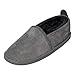 Produktbild Hollert Damen & Herren Lammfell Hausschuhe Hubert GRAU Fellschuhe 100% Merino Schaffell Echtleder Gummisohle warm atmungsaktiv Schuhgröße EUR 44