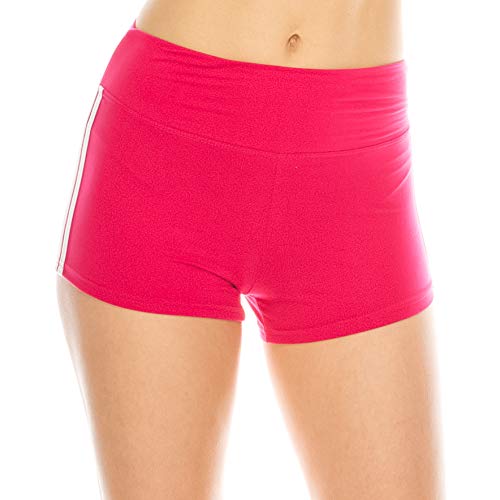 Image of ALWAYS Faux Leather Shorts - High Waist Active Stretch Yoga Short Pants for Women