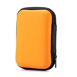 Mini-Portable Hard Shell Earbuds Case, Portable EVA Carrying Case, Travel Storage Bag for Earphones Earplugs