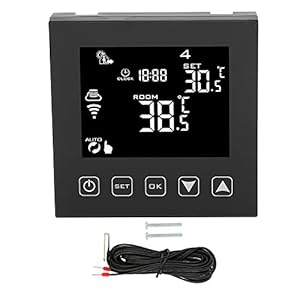 16A Smart Temperature Controller AC90‑240V Floor Heating Thermostat of Remote Control for Home