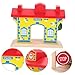 VICASKY Railway Station Accessory Set Train Track Tunnel and Station Playsets Safe Boys and Girls
