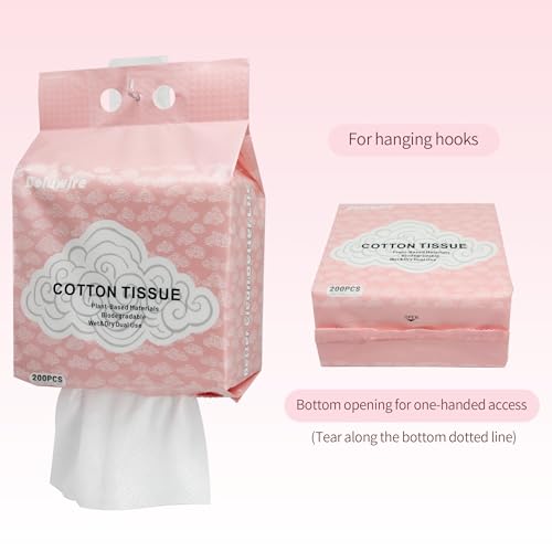 Image of 800 Count Soft Dry Wipe Dot Texture, 4 Pack