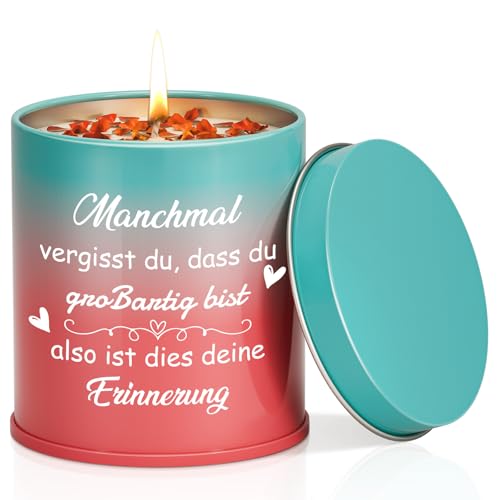 CadeauJoie Geburtstagsgeschenk f&uuml;r Frauen, Lavendel 9OZ Kerze Geschenke f&uuml;r Frauen, Geschenk f&uuml;r Frau Freundin Mama Oma Schwester Weihnachten Geburtstag Muttertag Ostern
