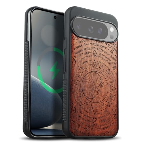 Coque bois Pixel 10 Pro XL Carveit : étui magnétique premium sculpté