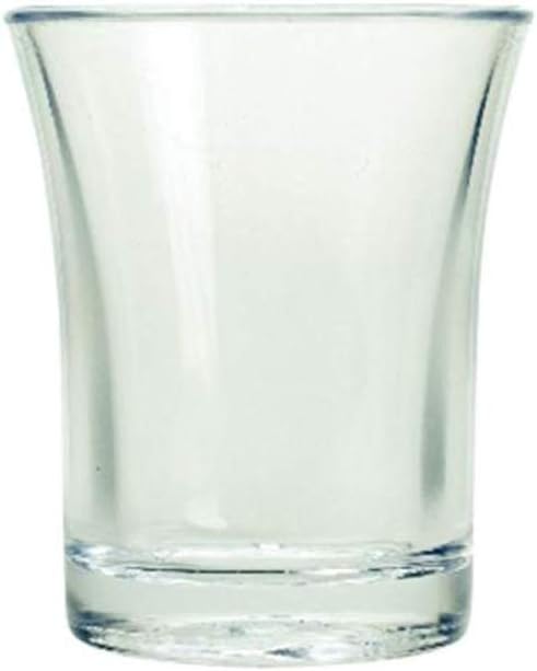 100X Reusable Polystyrene Plastic Shot Glasses 25ml CE Marked /Bar Pub Event