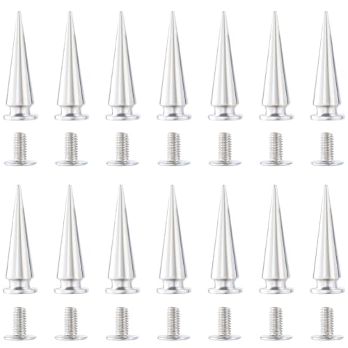 GORGECRAFT 30 Set da 28mm Punk Borchie A Punta in