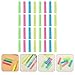 GANAZONO 50pcs Pencil Tip Protectors for Boys and Girls Crayon Holder Protective Cap School Pencil Accessories Bulk Random Color