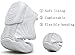 BAXINIER Girls White Cheerleading Shoes Youth Competition Cheer Sneakers Lightweight Athletic Training Dance Tennis Walking Shoes - White 11.5 Little Kid