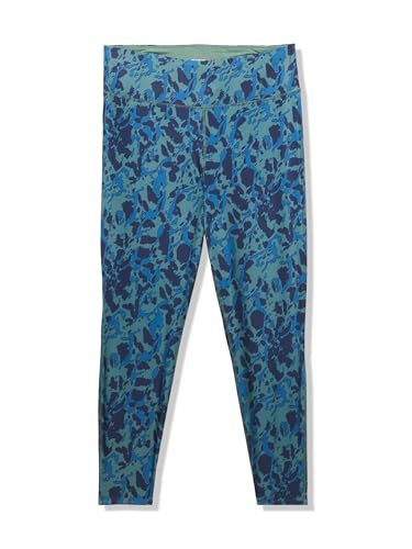 Reebok Women's Id Train All-Over-Print Tight (Plus Size), Escape Green, Size 3X