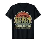 Photo Gallery 50th birthday gifts vintage september 1975 50 years old men maglietta Photo Gallery 50th birthday gifts vintage september 1975 50 years old men maglietta