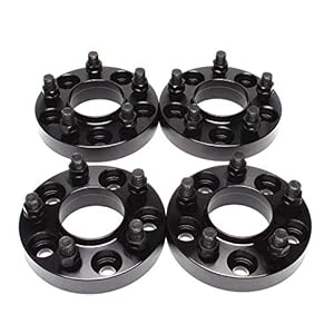 4PCS 5X4.5 Wheel Spacers 25mm 1 inch 5×114.3 Hub centric 70.5mm Hub Bore 14×1.5 Studs Compatible for 2015-2026 Ford Mustang EcoBoost 2020-2026 Explorer
