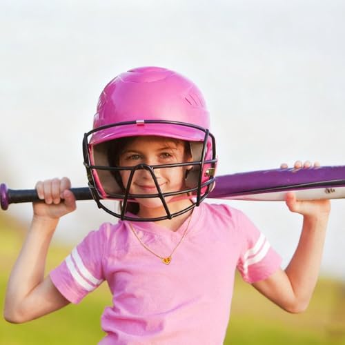 Softball/Volleyball/Basketball/Baseball/Soccer/Football Necklace for Women Girls, Heart Necklace Sport Accessories Hypoallergenic Game Day Team Jewelry Gifts3