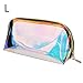 Produktbild SASDA Fashion Women Makeup Case Laser Cosmetic Bags Transparent Cosmetic Pouch Ladies Jelly Bag Portable Make Up Pouch Organizer,L