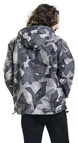 Brandit Men's Windbreaker Night Camo Digital Size M #TOP4