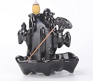 Ncense Burner Incense Holder Incense Burner Waterfall Ceramic Incense Holder Handmade Ceramic Backflow Incense Burner Decor Waterfall Incense Burner (Scent : K2)