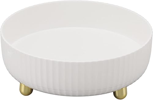 Lazy Susan - Organizador giratorio de gran capacidad, organizador de perfumes de maquillaje de gran capacidad, almacenamiento de escritorio