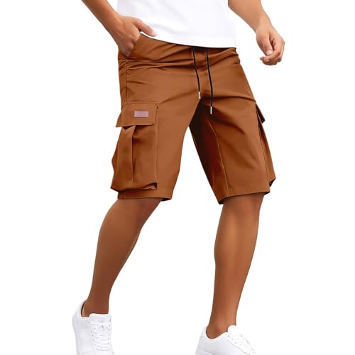 Short cargo ample homme contre la chaleur tissu léger