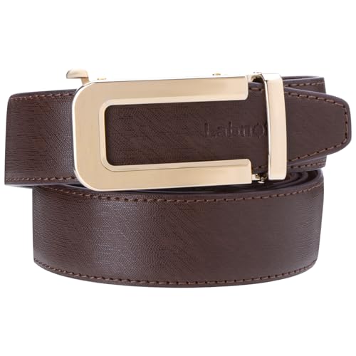 Image of Labnoft Men's PU Leather Auto-lock Belt
